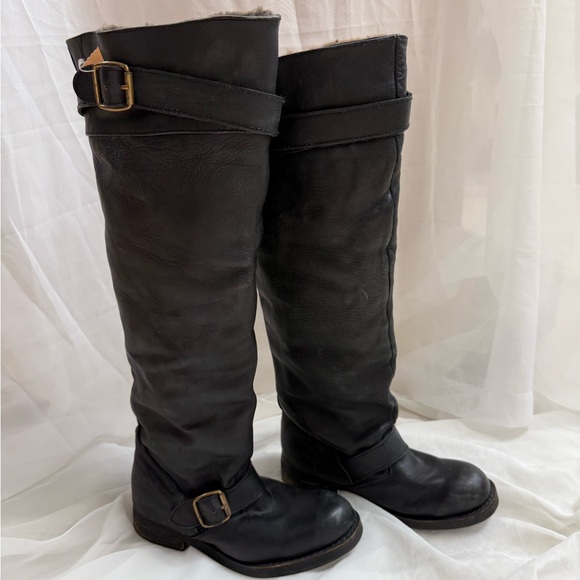 Jeffrey Campbell Black Over the Knee Boots - Picture 3 of 8